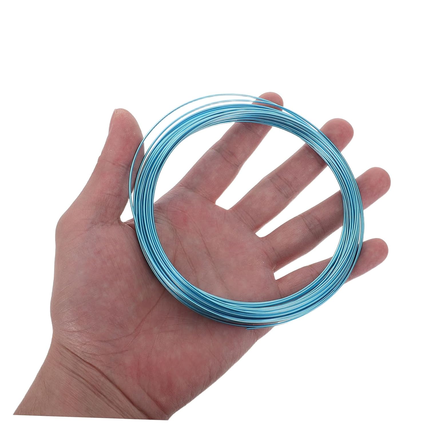 ibasenice 6 Rolls Bendable Aluminum Wire 32.8ft Long 1mm Diameter Floral Design Wire for Wreath Making and Sculpting, Easy to Bend with Safe Handling for DIY Crafts