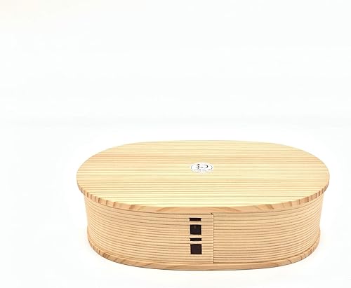 Akita Cedar 2460 Magewappa - Fiambrera ovalada (tamaño grande)