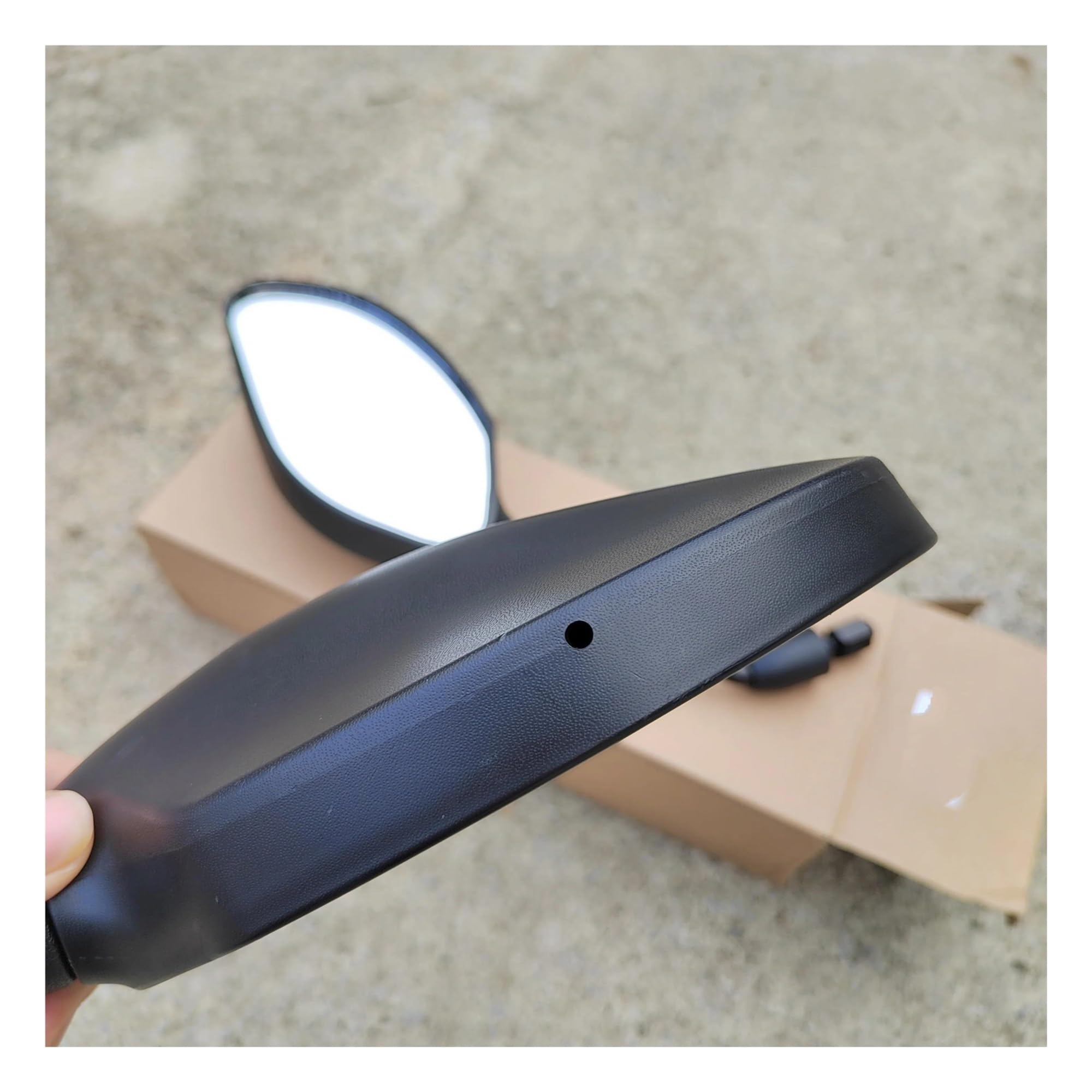 Espejo retrovisor Universal para Motocicleta N&MAX MT07, MT-07, de 10 mm y 8 mm, para Scooter y Bicicleta eléctrica (un par de 10 mm).