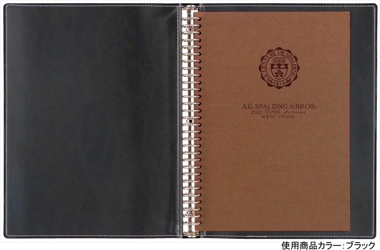 Lei May Fujii 20 hole binder A5 Black BRE161B (japan import)