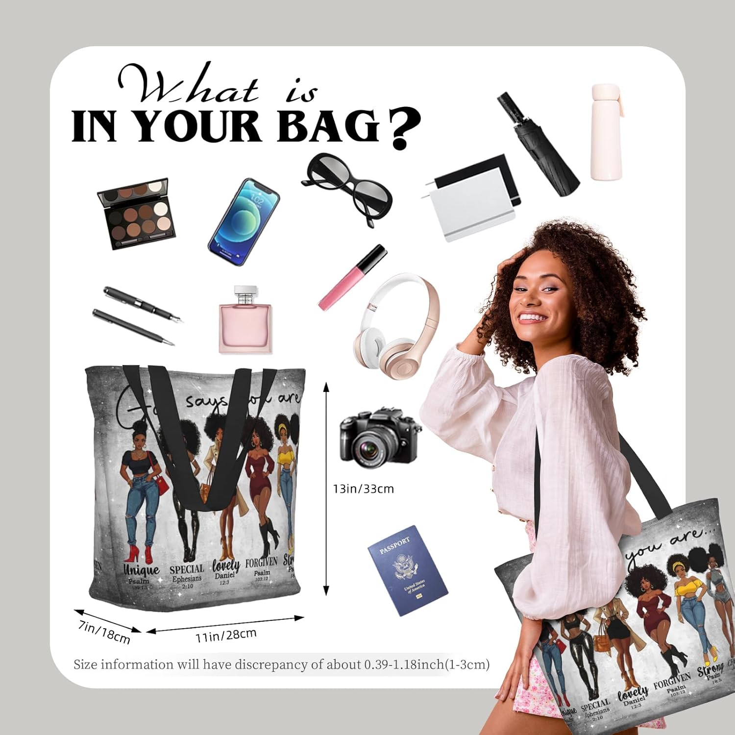 Tote Bag for Women Gifts Shoulder Handbag Shopping Bags For Women Work Birthday Mother Day - Image 2