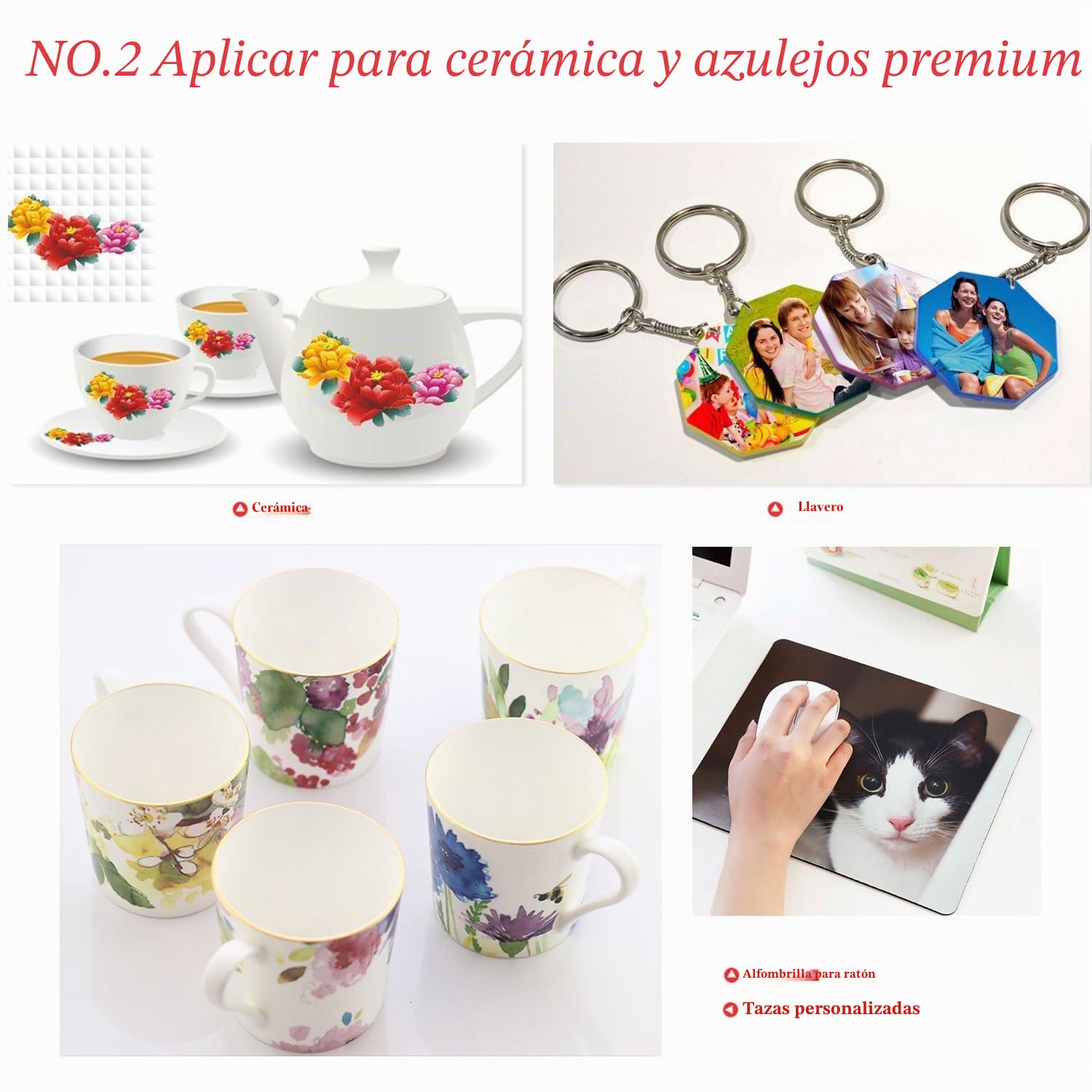 A-SUB Papel de sublimación A4, 210x297 mm, 100 hojas, 120 g/m², Compatible con la impresora de sublimación EPSON, SAWGRASS, RICOH, BROTHER