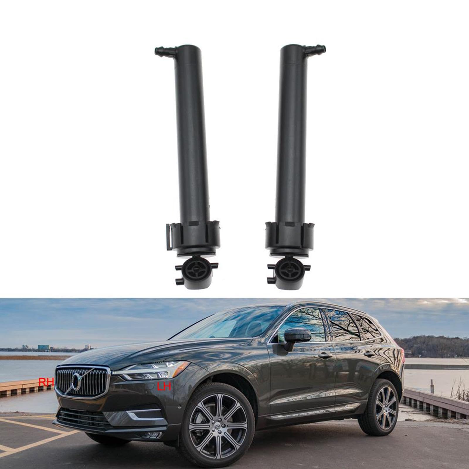 Amazon.com: 1416798 31416797 Headlamp Headlight Water Spray Nozzle  