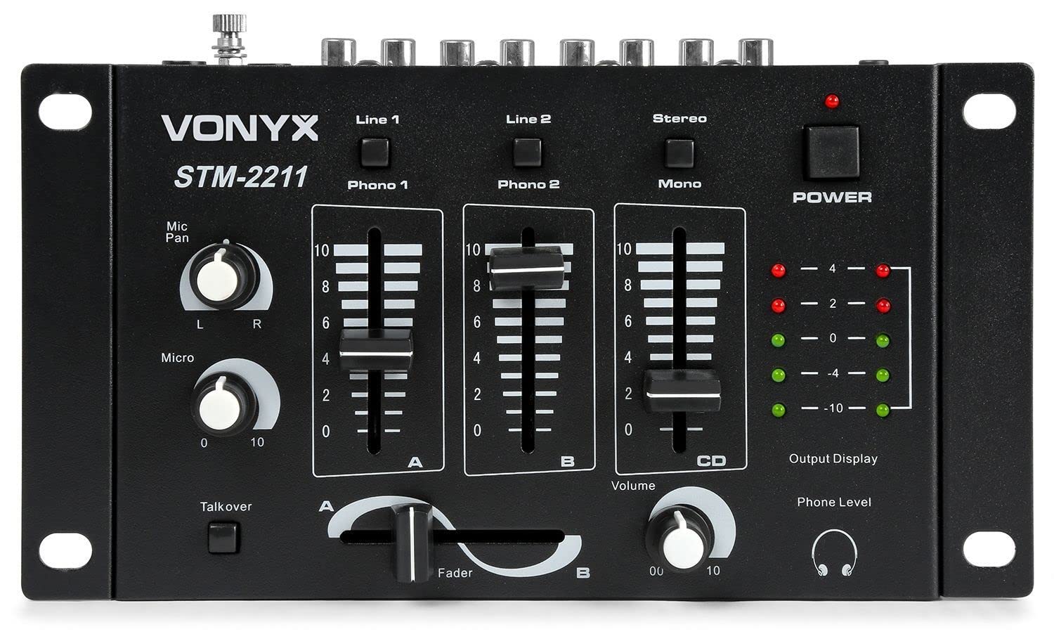 MAX212 - DJ Starter Kit - DJ Boxen Set 2800 Watt inklusive DJ Mixer, Verstärker mit Bluetooth, MP3, USB, MAX212 Bundle 2 Lautsprecher mit Verstärker, PA-Anlage Komplett Set