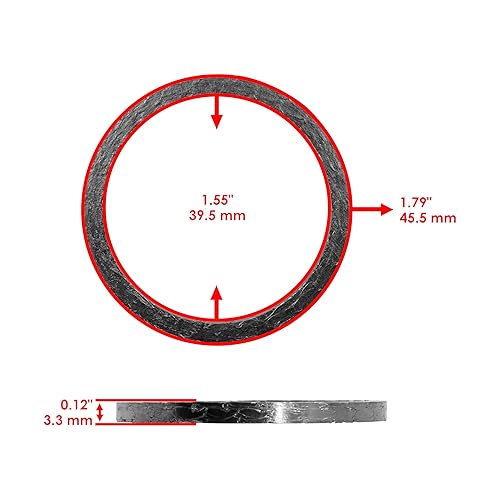 Miniatura 2 de Caltric Junta de tubo de silenciador compatible con Arctic Cat Prowler Hdx 700 4X4 2011 2012 2013 2014 2015