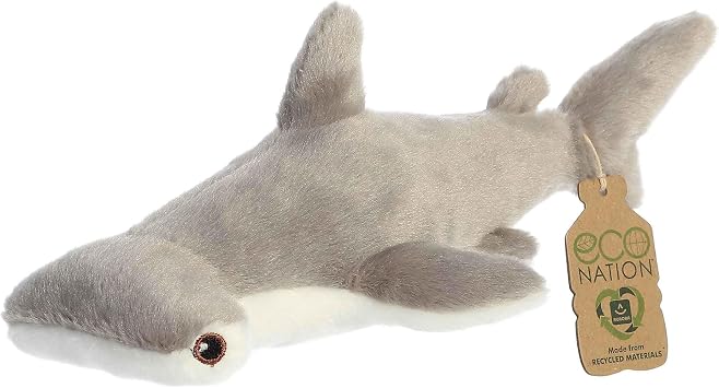 Aurora Eco Nation Eco Softies 10" Hammerhead Shark Stuffed Animal