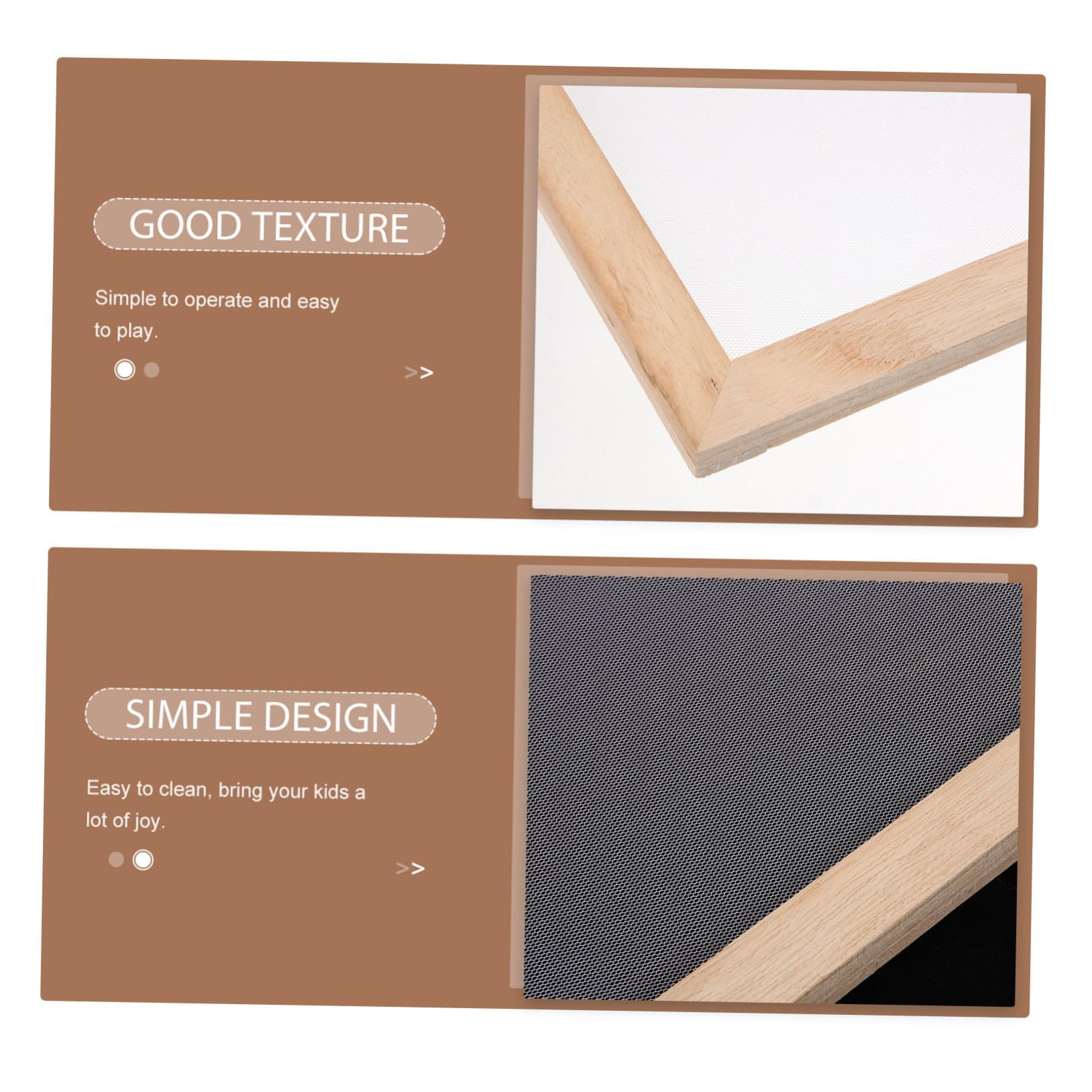 NUOBESTY Paper Making Screen Kit DIY Paper Craft Frame Wooden Supplies for Boys and Girls