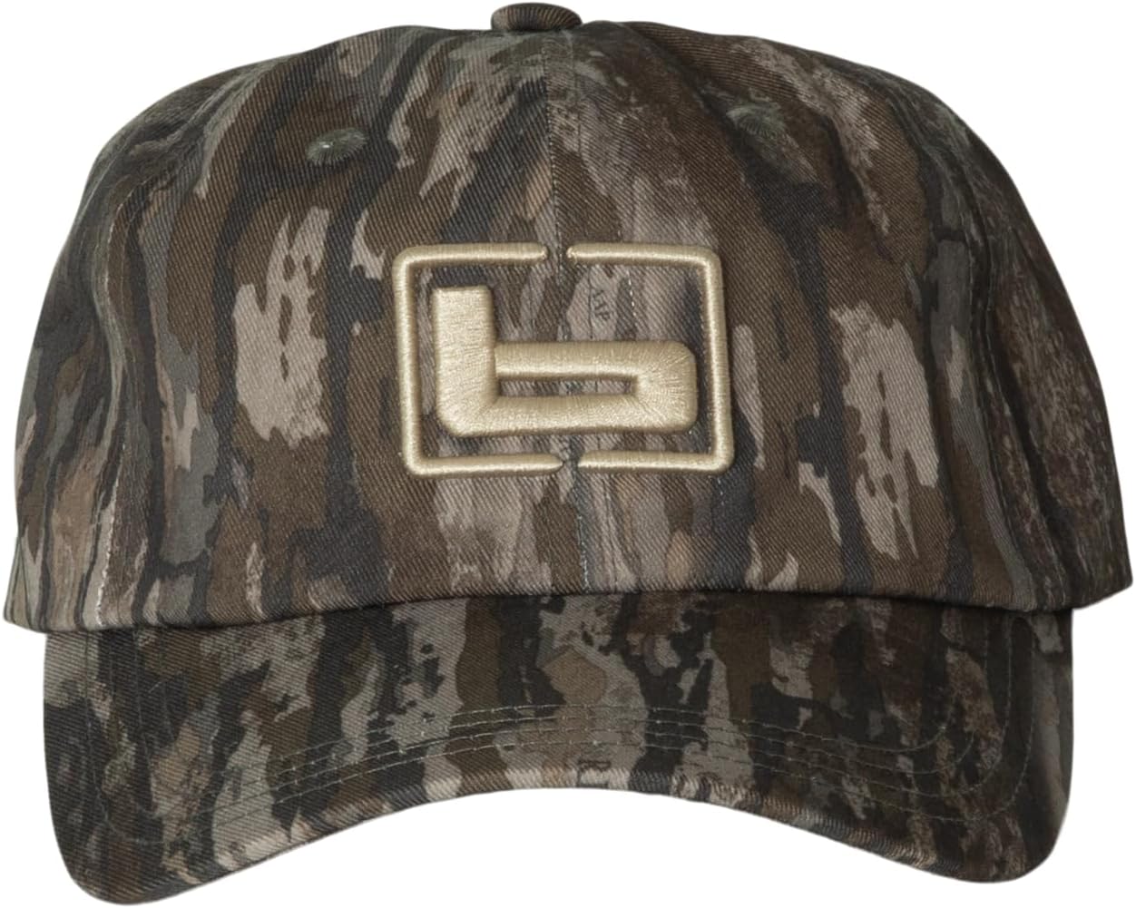 Banded Camo Cotton Cap – Lightweight, Breathable Hunting Hat with Adjustable Fit & Pre-Curved Bill