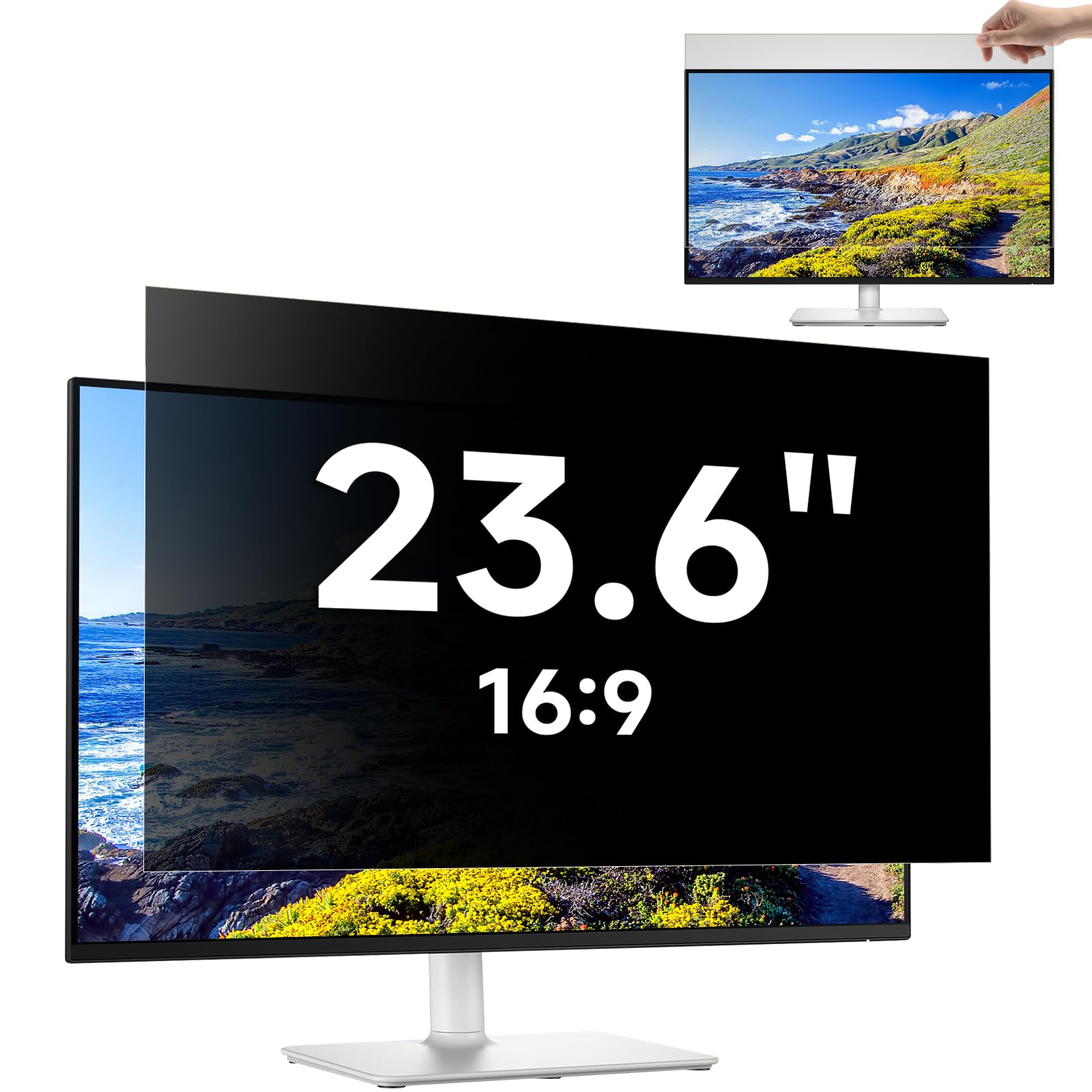 Éviter les maux de yeux et le piratage visuel sur écran PC 23.6 16:9
