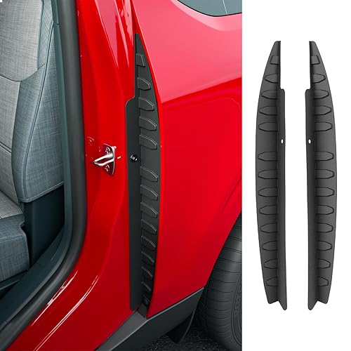 xipoqix Door Edge Protector Compatible with 2022-2024 2025 2026 Ford Maverick Rear Door Inner Weatherstrip TPE Wind Noise Reduction Inner Trim Replacement for 2022-2026 Ford Maverick Accessories