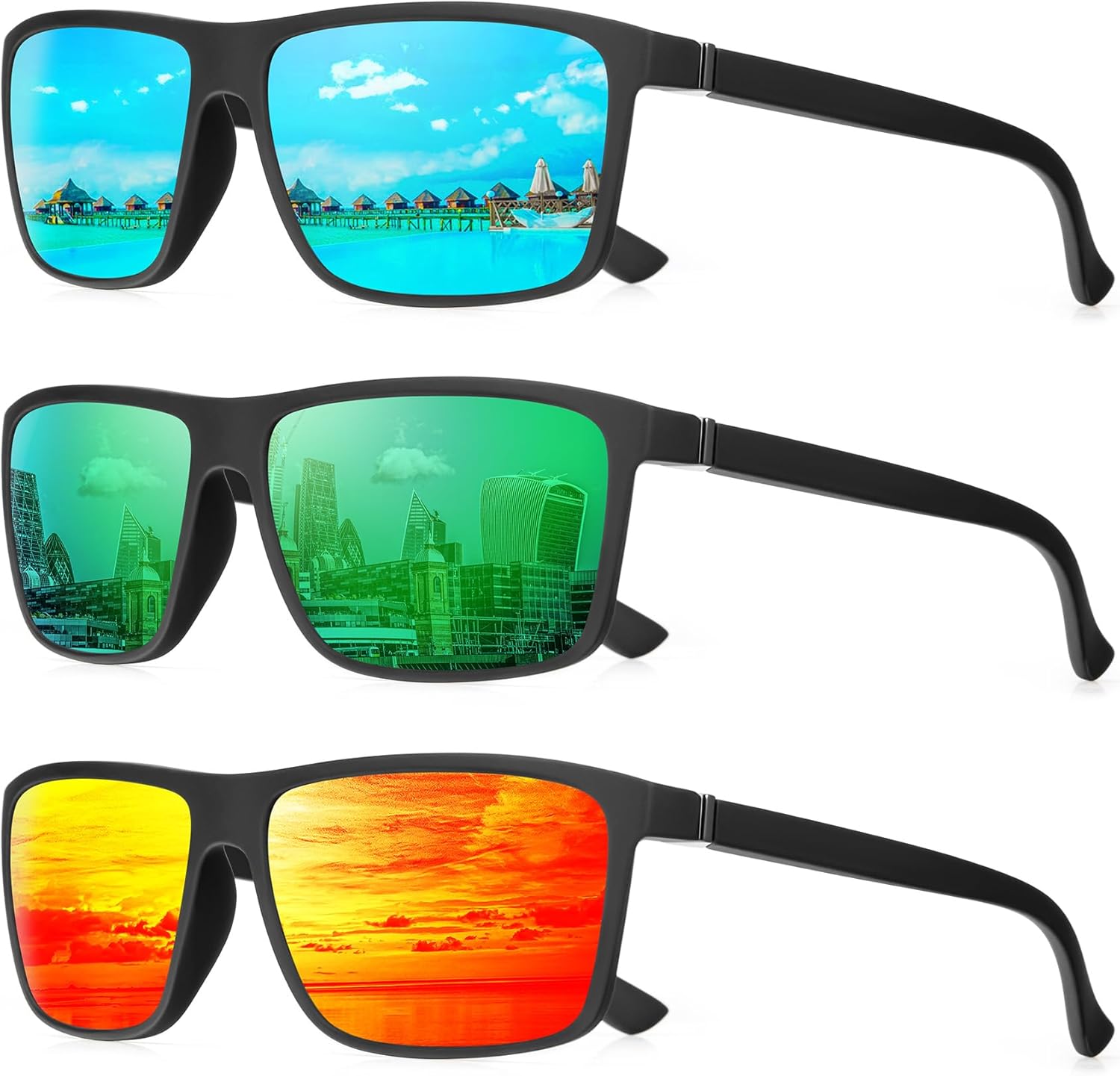 Red/Light Blue/Green