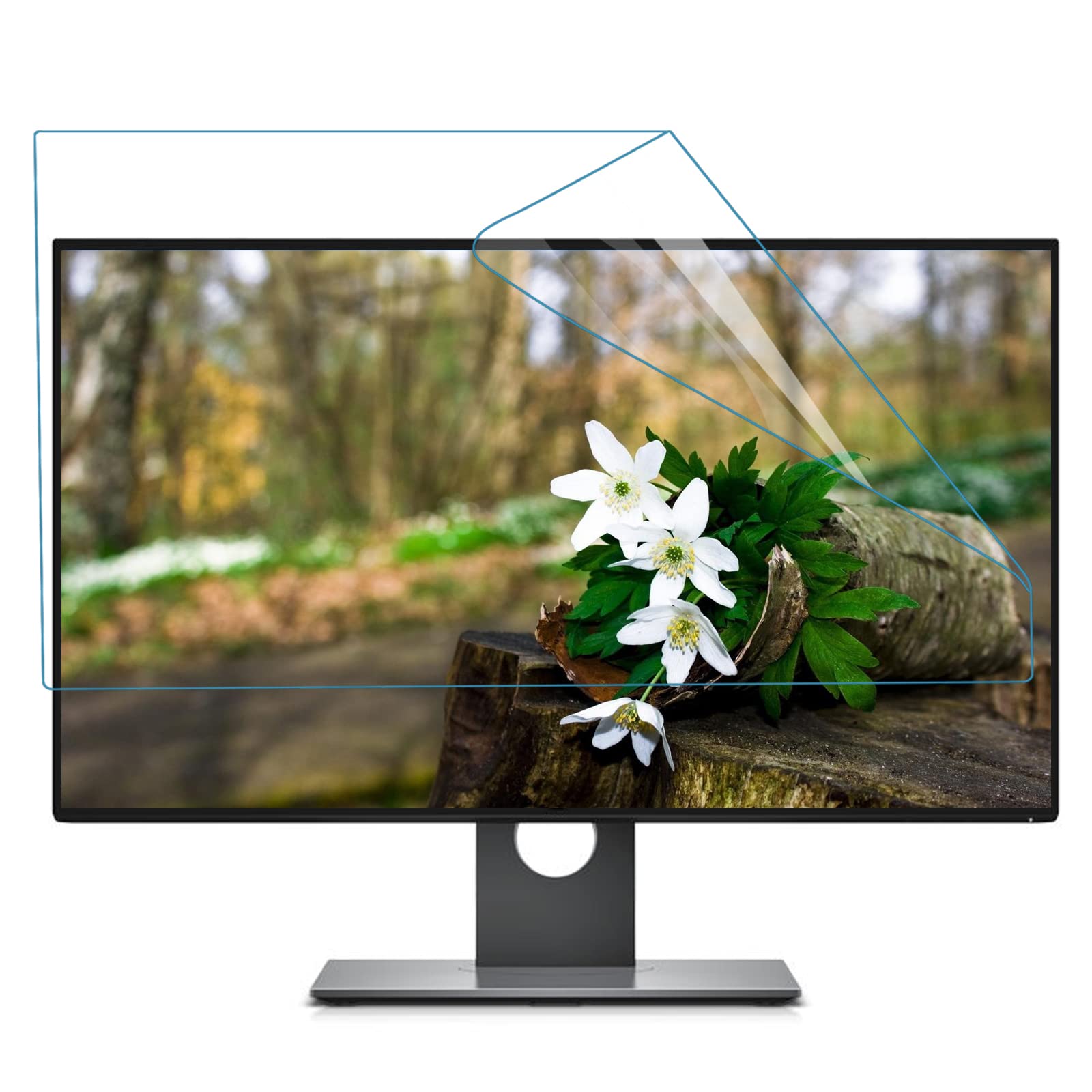 Protecteur D'écran D'ordinateur HD pour 25 Pouces, Film Souple Anti-lumière Bleue, Convient Aux Écrans LCD, LED, 4k OLED, QLED,HD-25inch(554x312mm)