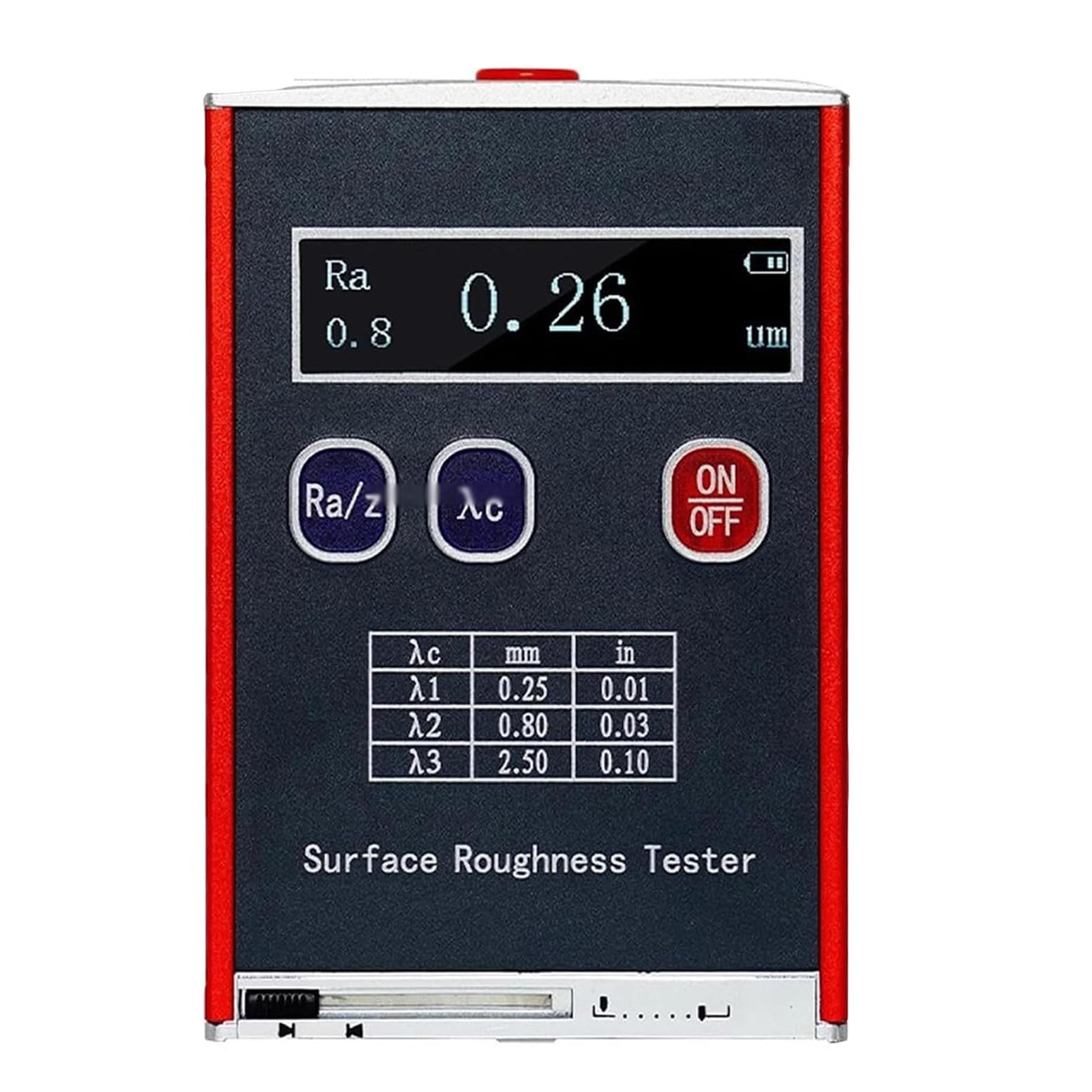 LYAYYDS Multi-Parameter Sur-ace Roughness Checker, Accurate Ra/Rq/Rz/Rt Reading, Ideal for Quality Control of Precision Components, Bearings, and Injection Molds