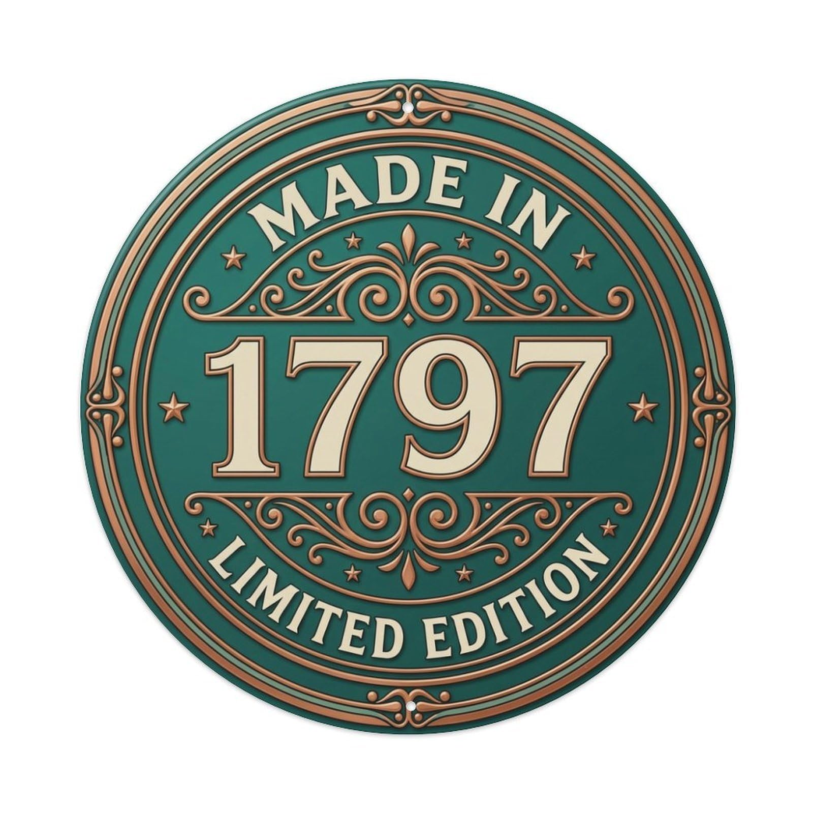 Made In 1797 Limited Edition Metal Tin Sign