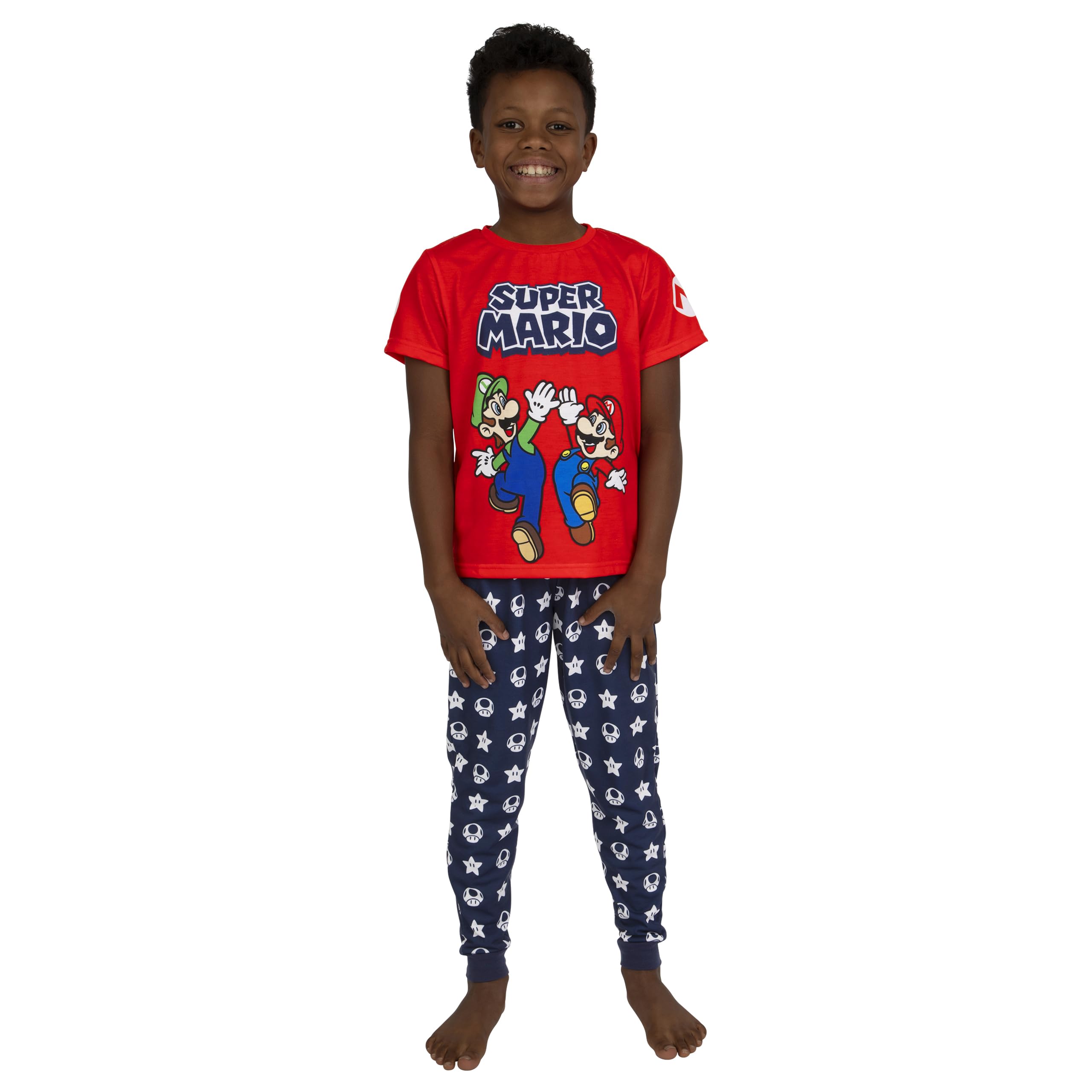 Super Mario Pijamas de Manga Corta para Niños
