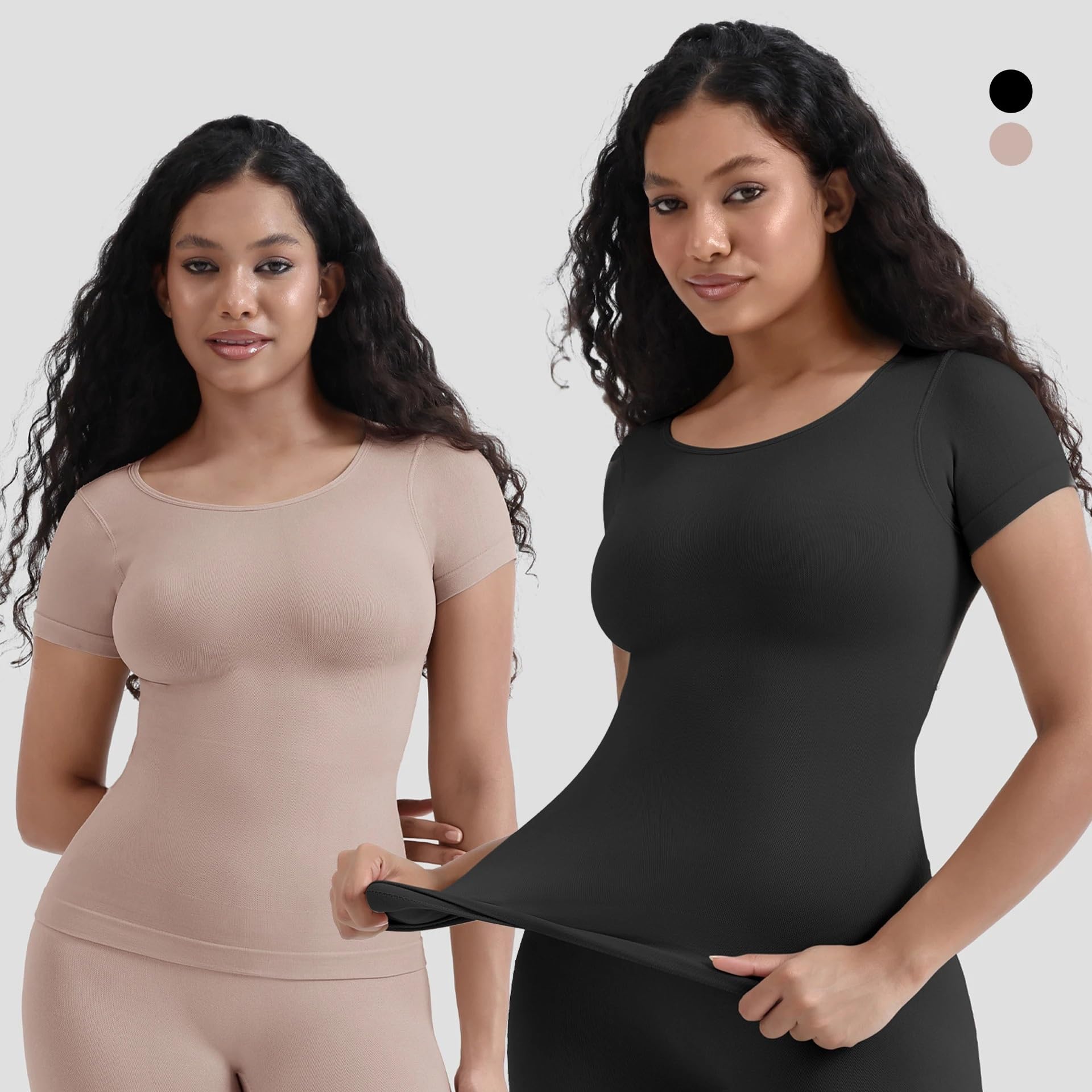 Ballett Trikot Frauen Kurzarm Nahtlose Shapers Weibliche Elastische Basis Shapewear Frauen Body Shaper Bauch Kontrolle