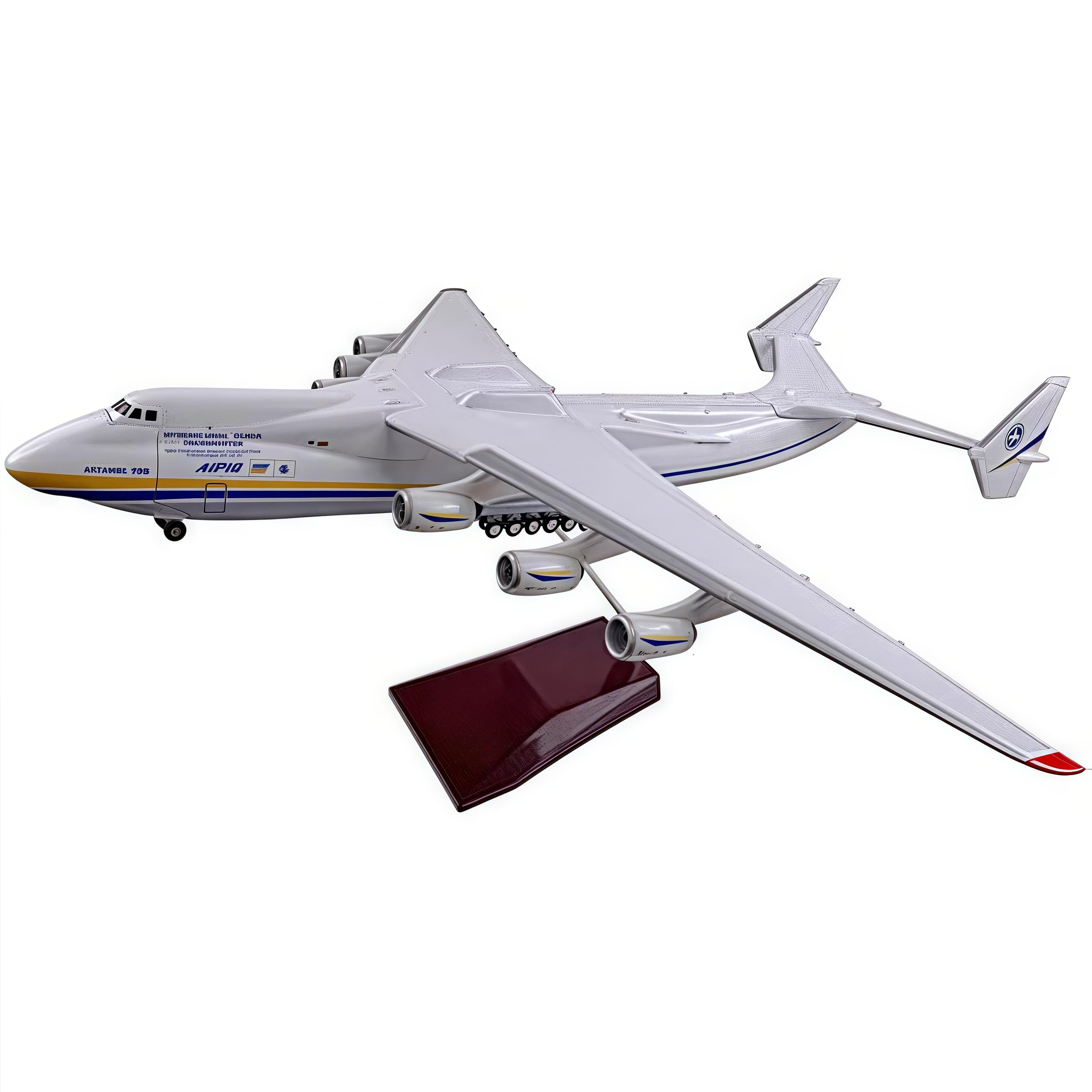 LGSRSNXHTX 1: 200 Plane Models Diecast Airplanes Antonov AN-225 Diecast Transport Aircraft Model for Collection & Gift