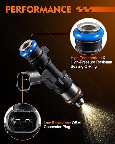 Miniatura 3 de 0280158007 Inyectores de combustible aptos para Nissan Armada 2005-2014 5.6L, Frontier 2006-2014 4.0L, Pathfinder 2005-2010 4.0L 5.6L, Titan