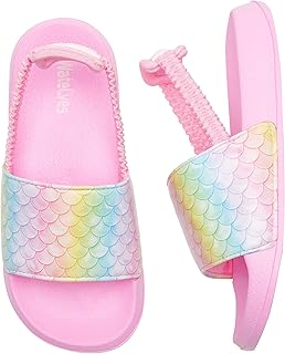WateLves Toddler Boys Girls Sandals with Back Strap for Kids Slides Beach Swim W - Compare price