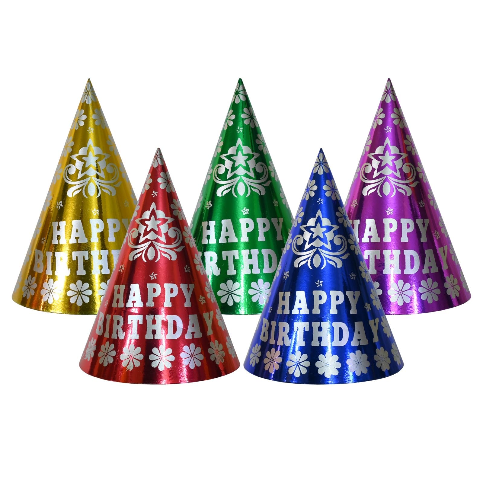 AMAROBA Happy Birthday cap for kids, Party Hat for Kids, Children Cone birthday Caps, Happy Birthday plain printed cap(MULTI COLOUR, PACK OF 10 PC) (B0C7845BW8) Amazon Price History, Amazon Price Tracker
