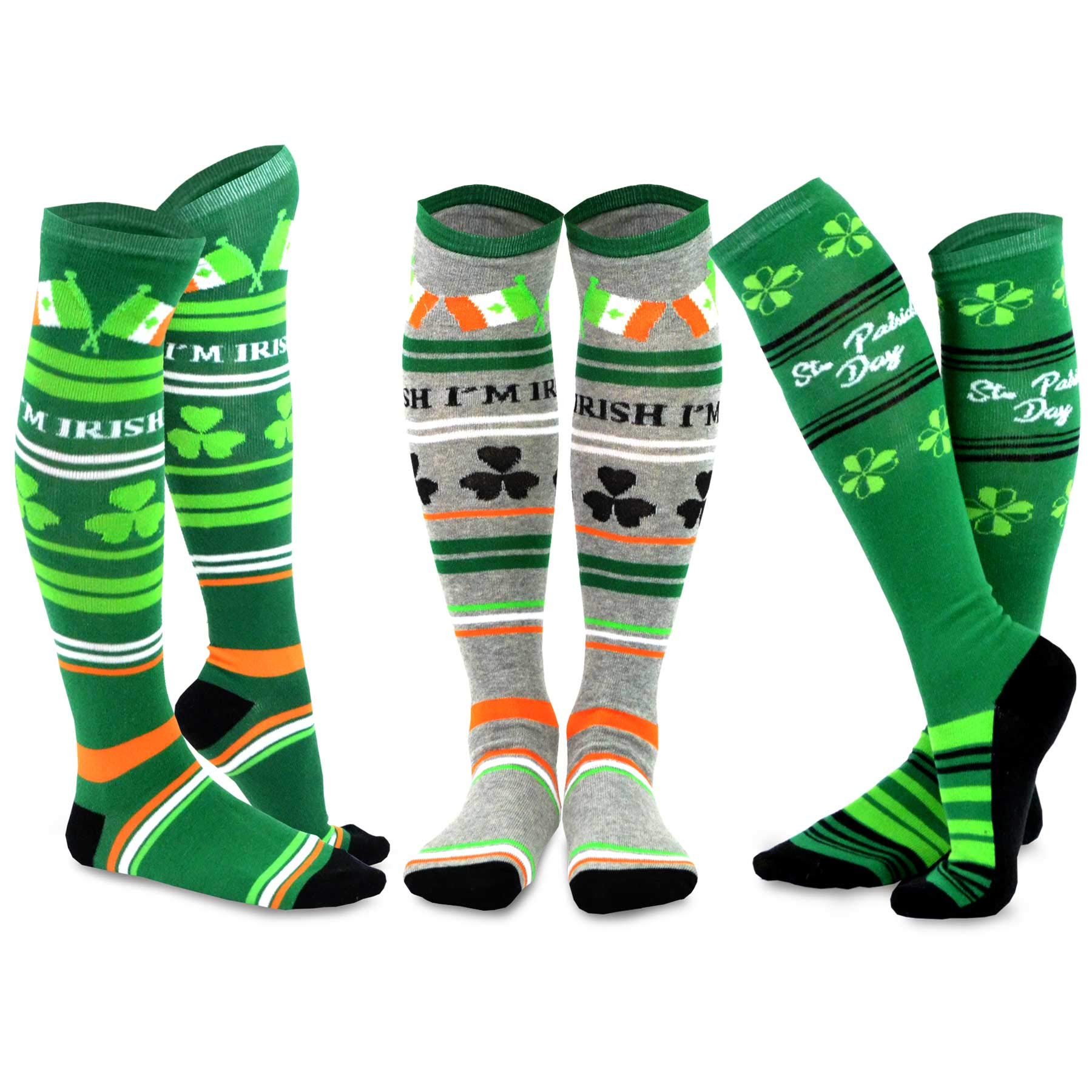 American Patriotic Stars and Stripes Crew Knee High Low Cut Ankle Novelty Socks for Men and Women Multipair
