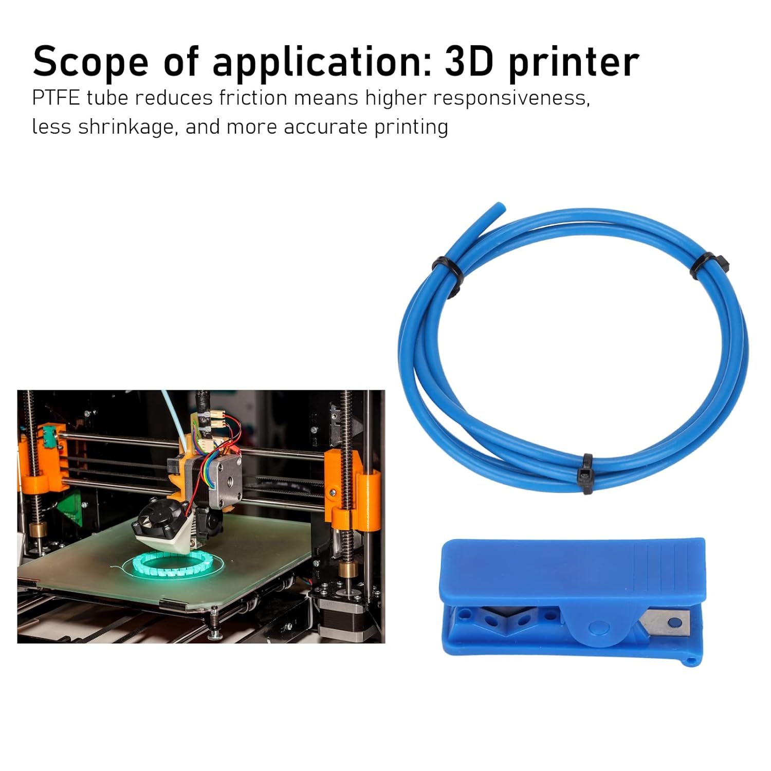 review 3D Printer Accessories, Durable Wearable Small Compact 3D Printer Parts Stable Reliable Reducing Friction for Office for Home for Replacement