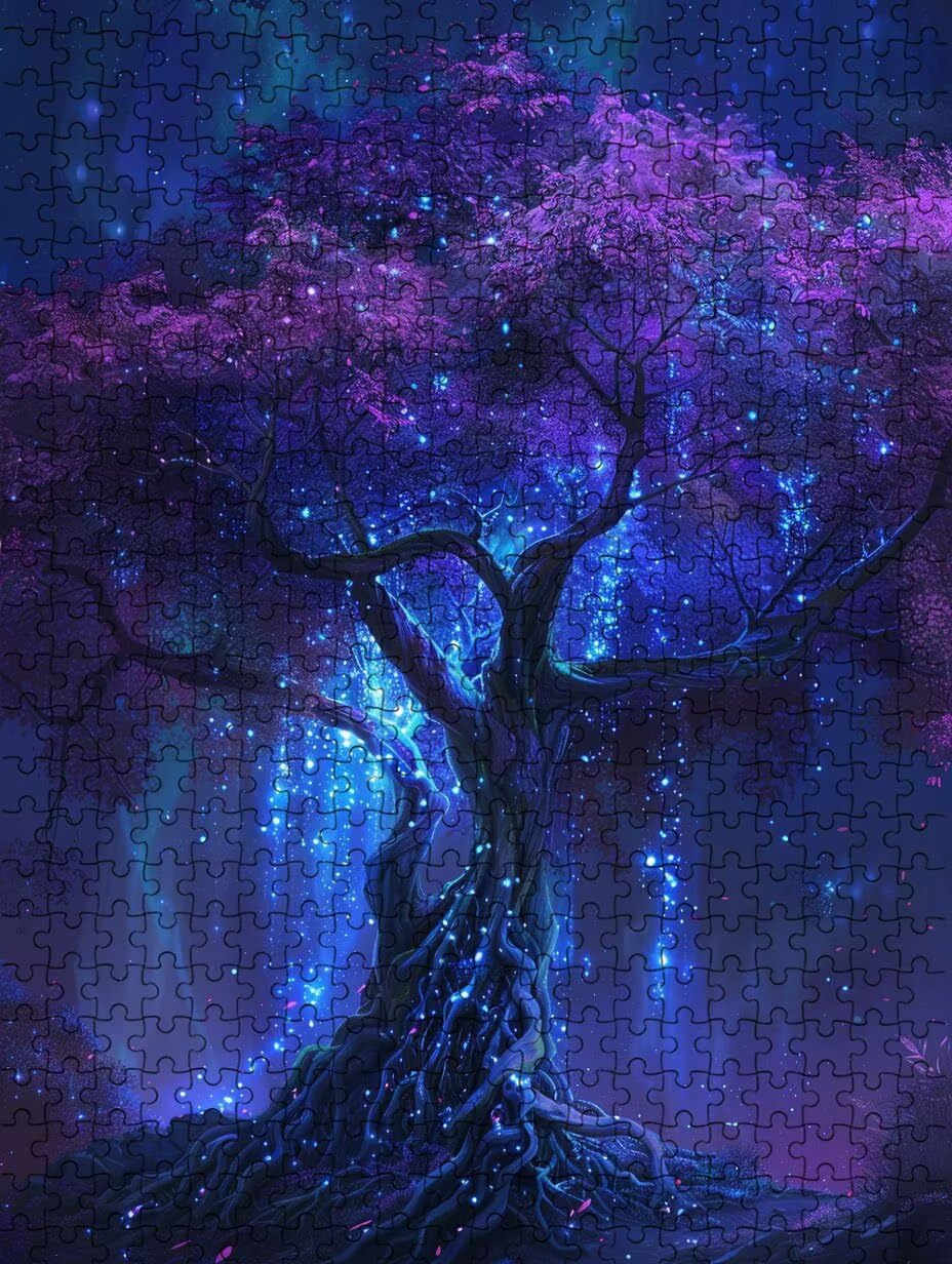 áRbol De Las Estrellas Puzzle 5000 Piezas, Rompecabezas Adultos Puzzle, Desafiante Puzzles de Decoración Juego de, Juego Educativo para Toda la Familia, para Regalo Decoración FNKL7-1062