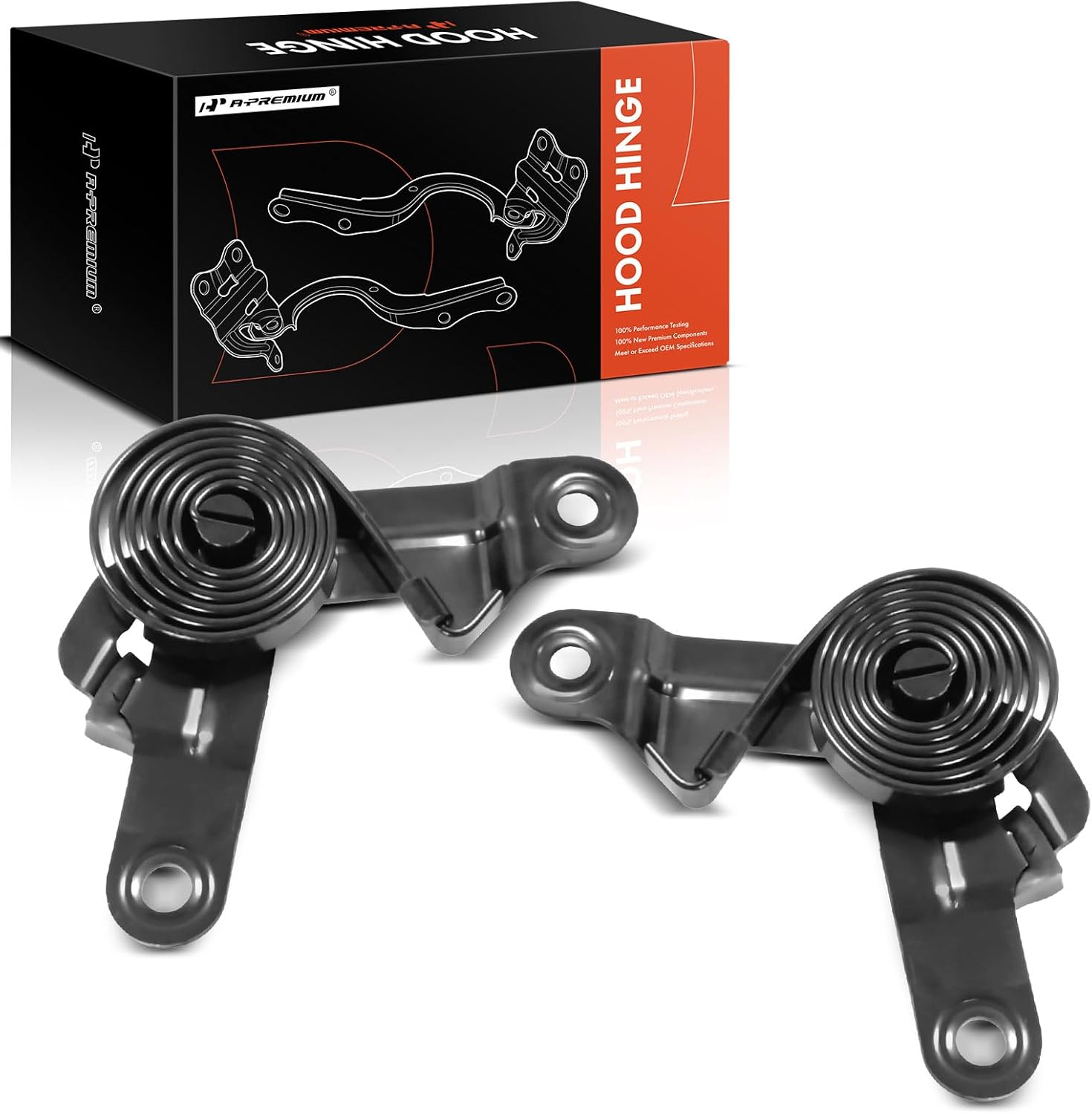 A-Premium Front Hood Hinges Compatible with Chevrolet Chevy Tahoe/Suburban 2015-2020, Suburban 3500 HD 2016-2018 & Cadillac Escalade/Escalade ESV 2015-2020, Replace# 23258270, 23258269