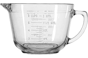 Anchor Hocking Batter Bowl, 2 Quart Glass Mixing Bowl