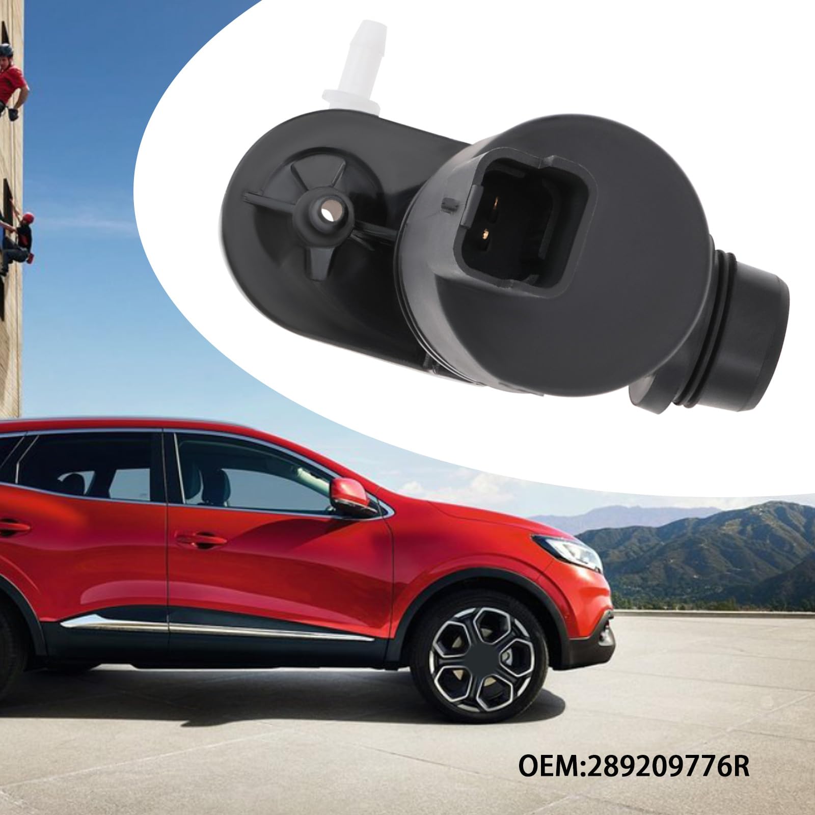 The Lord of the Tools 1 pezzo di ricambio per pompa lavavetri 289209776R compatibile con Renault Kadjar 2015-2024 compatibile con Renault Clio V 2019-2021