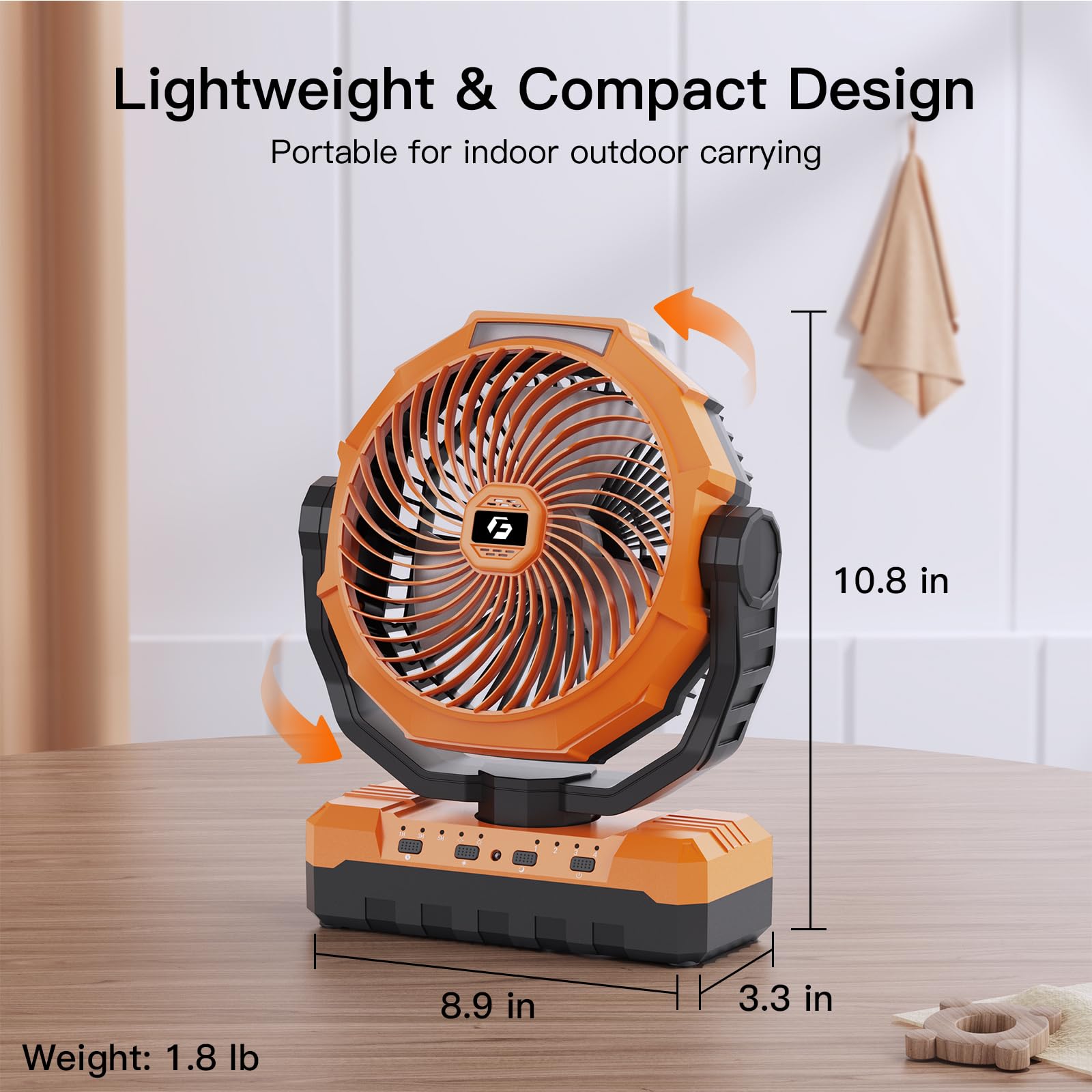 Amazon.com: FRIZCOL 3-in-1 Camping Fan - Portable Fans