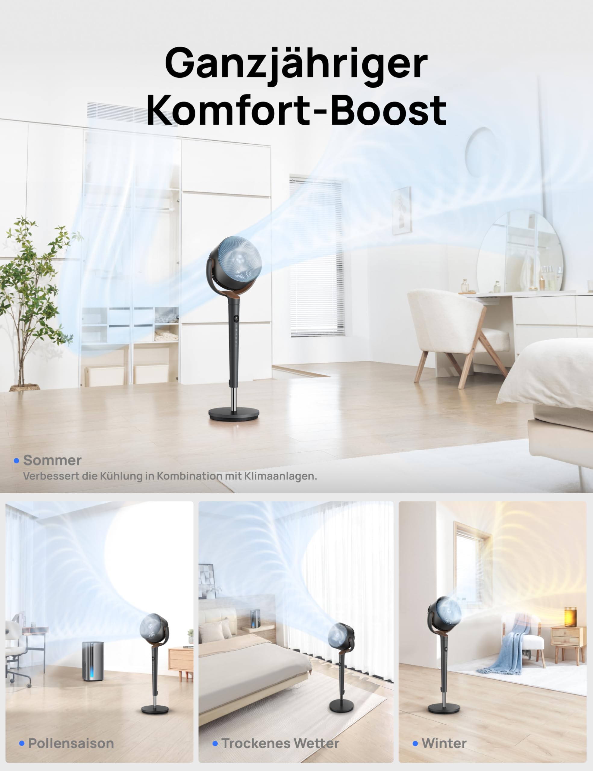 Dreo Standventilator sehr leise – Bild 7