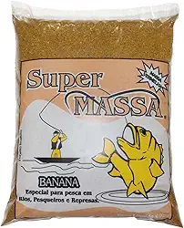 Massa De Pesca Isca Em Pó Sabor Banana 500g