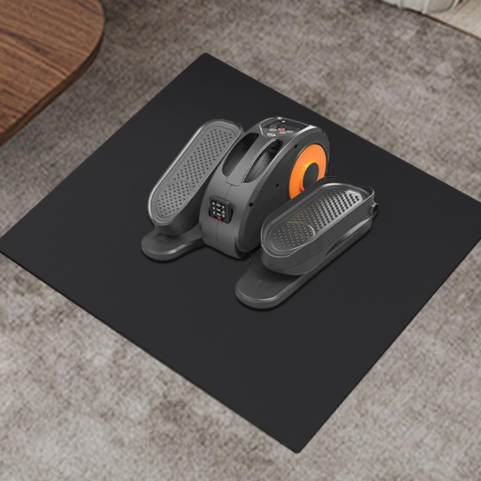 Tappetino Antiscivolo Per Attrezzi Fitness - Gomma Protettiva 60x43 Cm Per Ellittica, Cyclette - Foto 6