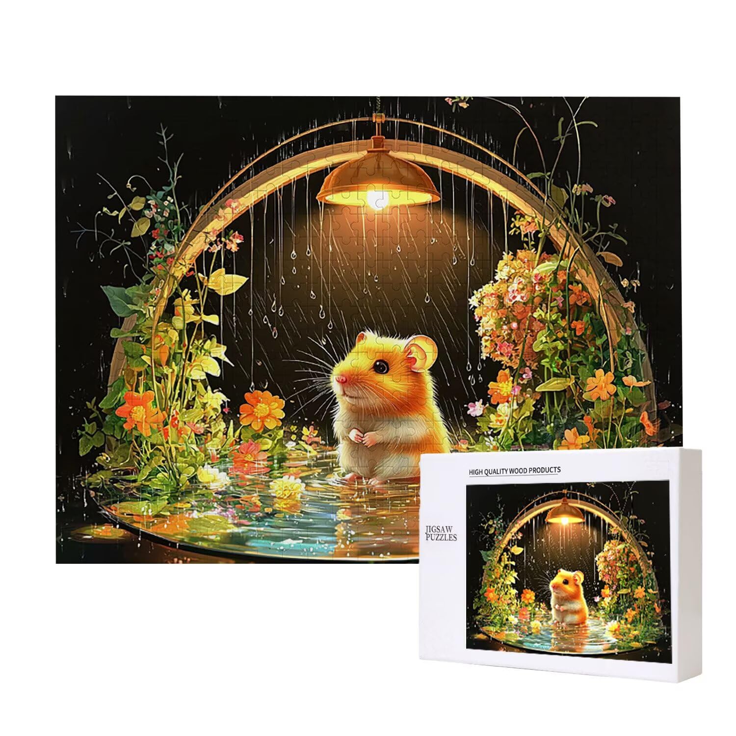 Puzzle in Legno per Adulti 3000 Pezzi | Carino topo| Giocattoli Educativi | Puzzle Adulti E Famiglie Decor | Dimensione Di 122x80cm | Regalo Adultis | Regali Natale (Formato: 48.8x32in) o-423