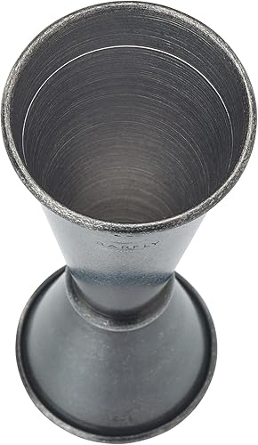 Miniatura 4 de Barfly 1 x Jigger de estilo japonés de 2 onzas, negro vintage