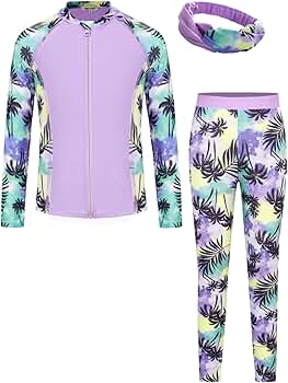 Amazon.com: GRACE KARIN Girls Bathing Suit Long Sleeve Two