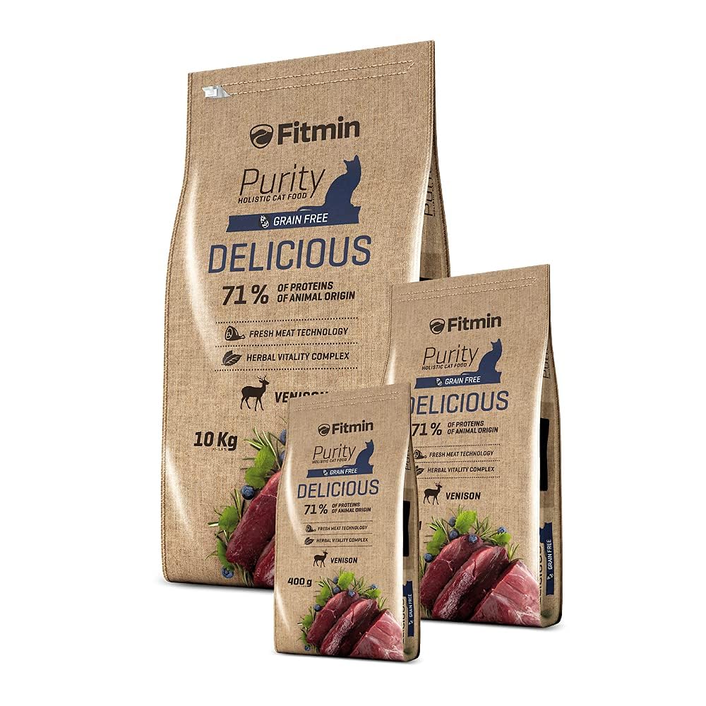 FITMIN Purity Delicious ALIMENTO SECO para Gatos Adulto 10 kg