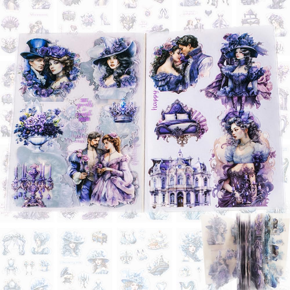 Stickers Scrapbooking Kinretixia - 20 Feuilles Printemps Prédécoupées - Pour Journal, Carte, Déco Créative