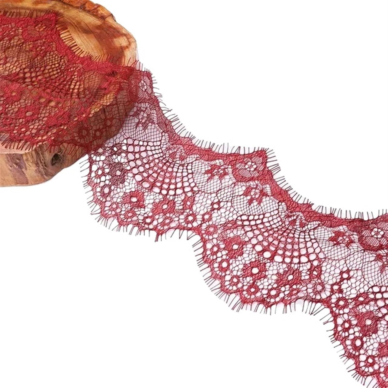 Ruban en tissu de dentelle de 15 mètres coloris 7 pour couture de rideaux de maison