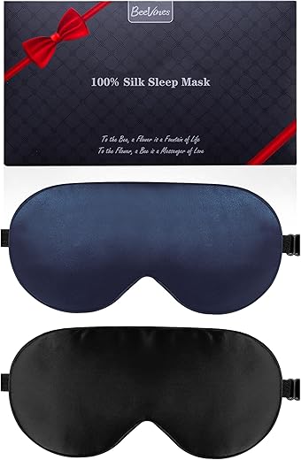 BeeVines Mulberry Silk Sleep Mask