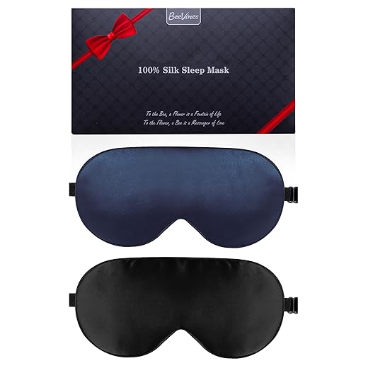 BeeVines Mulberry Silk Sleep Mask