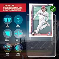 Vista 7 de Tarjeteros semirrígidos para PSA, SGC, BGS, CSG – 100 paquetes – Fundas para tarjetas de béisbol – 50 tarjeteros para tarjetas intercambiables + 50