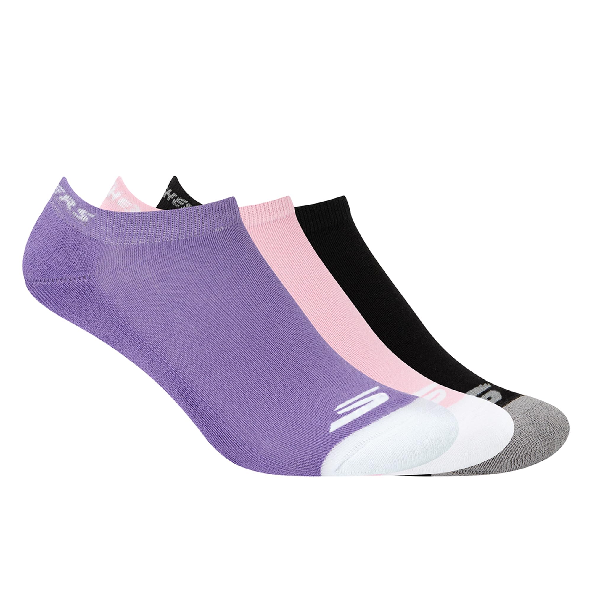 skechers Womens Non Terry Low Cut Socks-picture-13