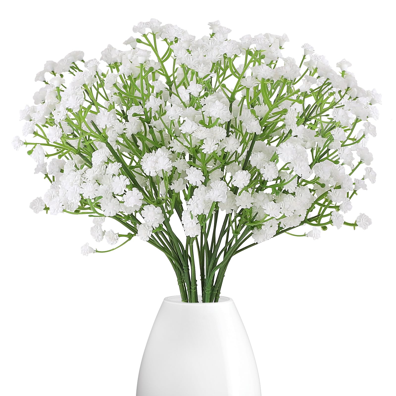 12 Pcs Gypsophila Artificial Flowers White Babys Breath Artificial Flowers