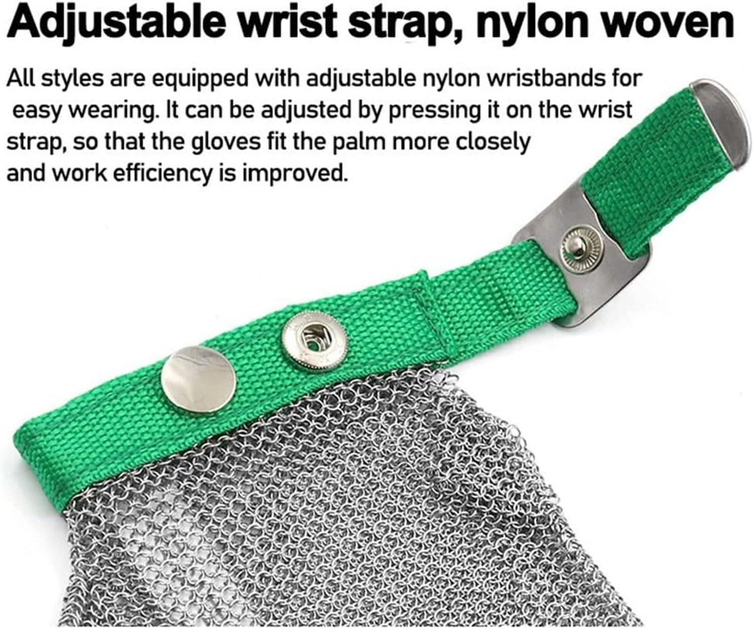 Gant Anti Coupure Cuisine,Gant Cote De Maille,Gant Pour Ouvrir Les Huitres,Gants De Travail De Sécurité De Protection De Niveau 5,Protège Les Deux Mains, Pour Les Mains Gauche Et Droite 1pcs,S
