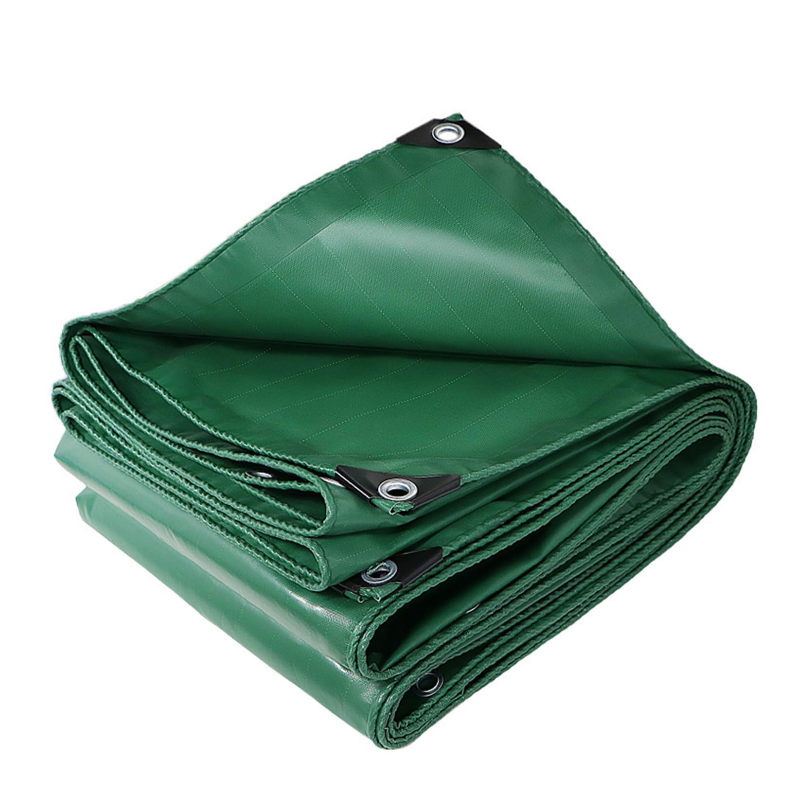 Lona de protección de PVC premium de 160x160 cm con ojales y esquinas reforzadas gris 1