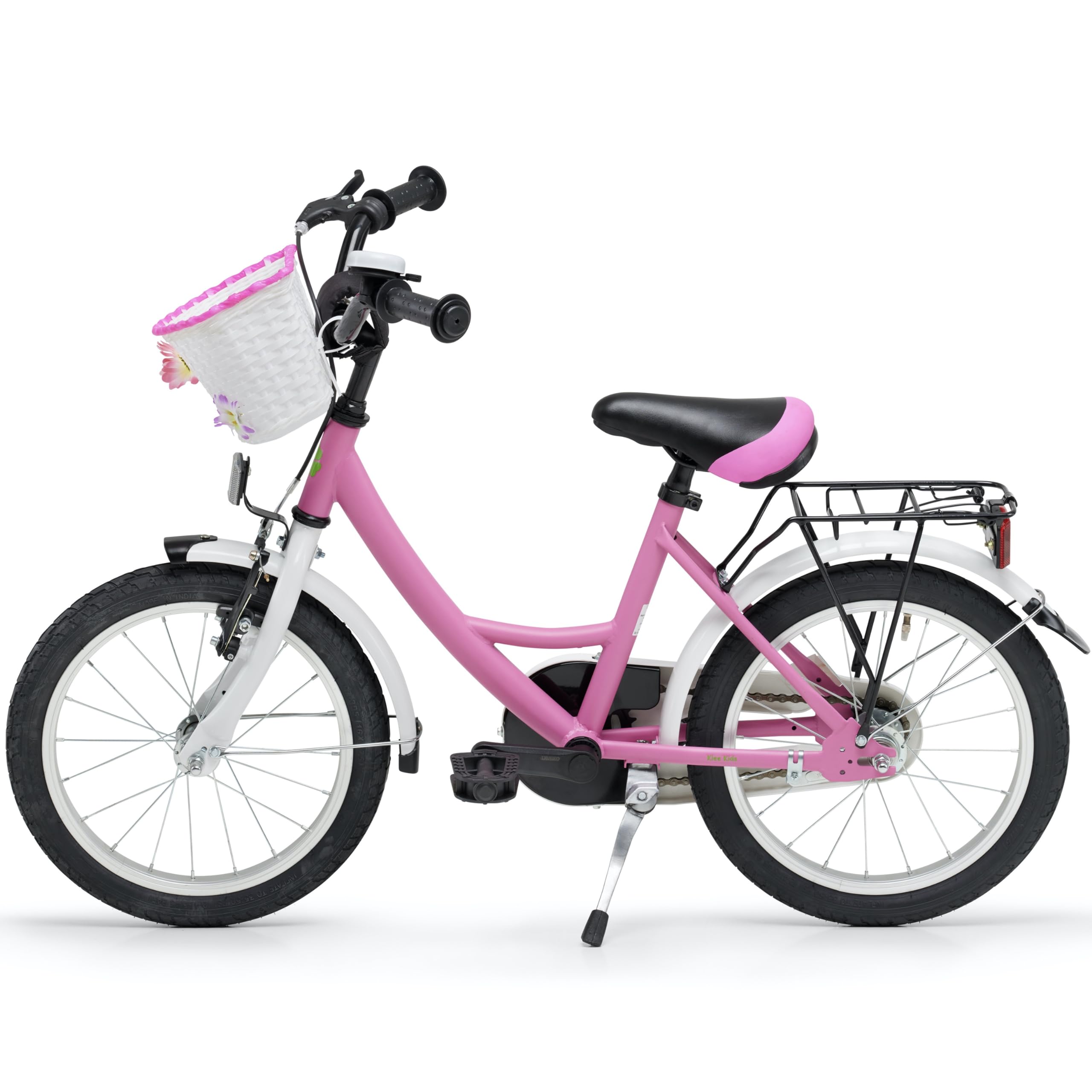 Bachtenkirch Qualitäts Kinderfahrrad 16 Zoll matt Pink Mädchen Kinderrad Fahrrad ab 4 Jahre
