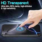 3-Pack, XunyLyee Screen Protector for iPhone 17/17 Pro 6.3 inch Tempered Glass Film Bubble Free