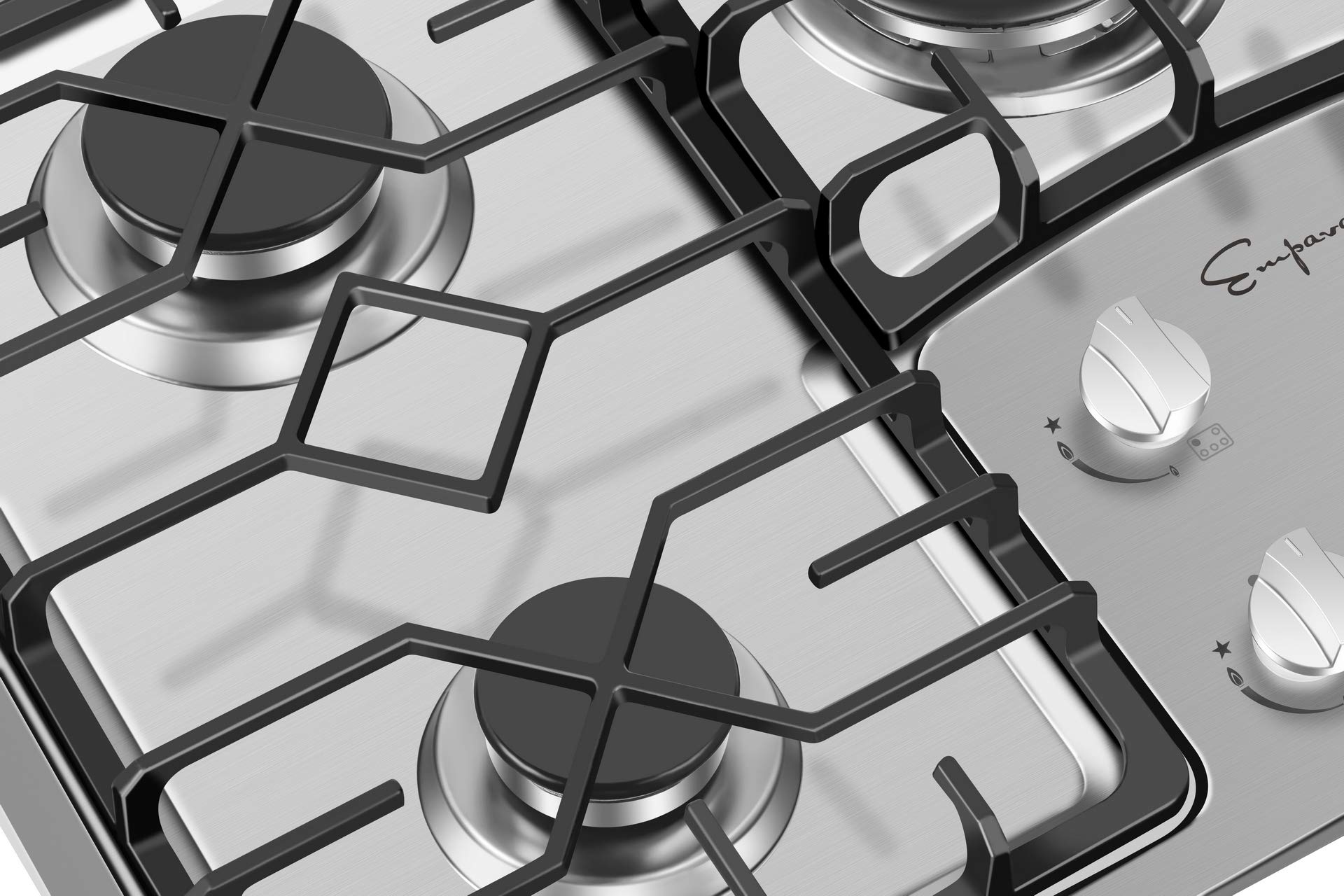 Empava 36" Gas Stove Cooktop with 5 Italy Sabaf Sealed Burners NG/LPG